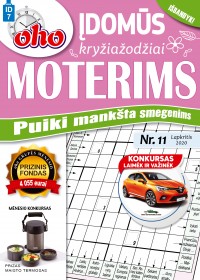ID7 oho 10 min. Įdomūs kryžiažodžiai moterims 2020 Lapkritis Nr. 11 virselis